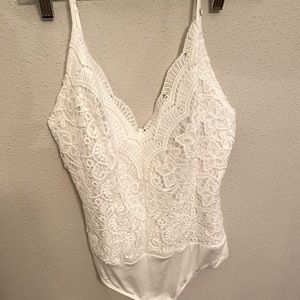 Lulus white bodysuit